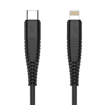 کابل تبدیل USB-C به لایتنینگ راوپاور مدل CB-020 طول 1 متر